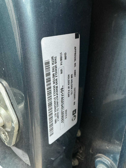 2014 Holden Commodore Evoke VF